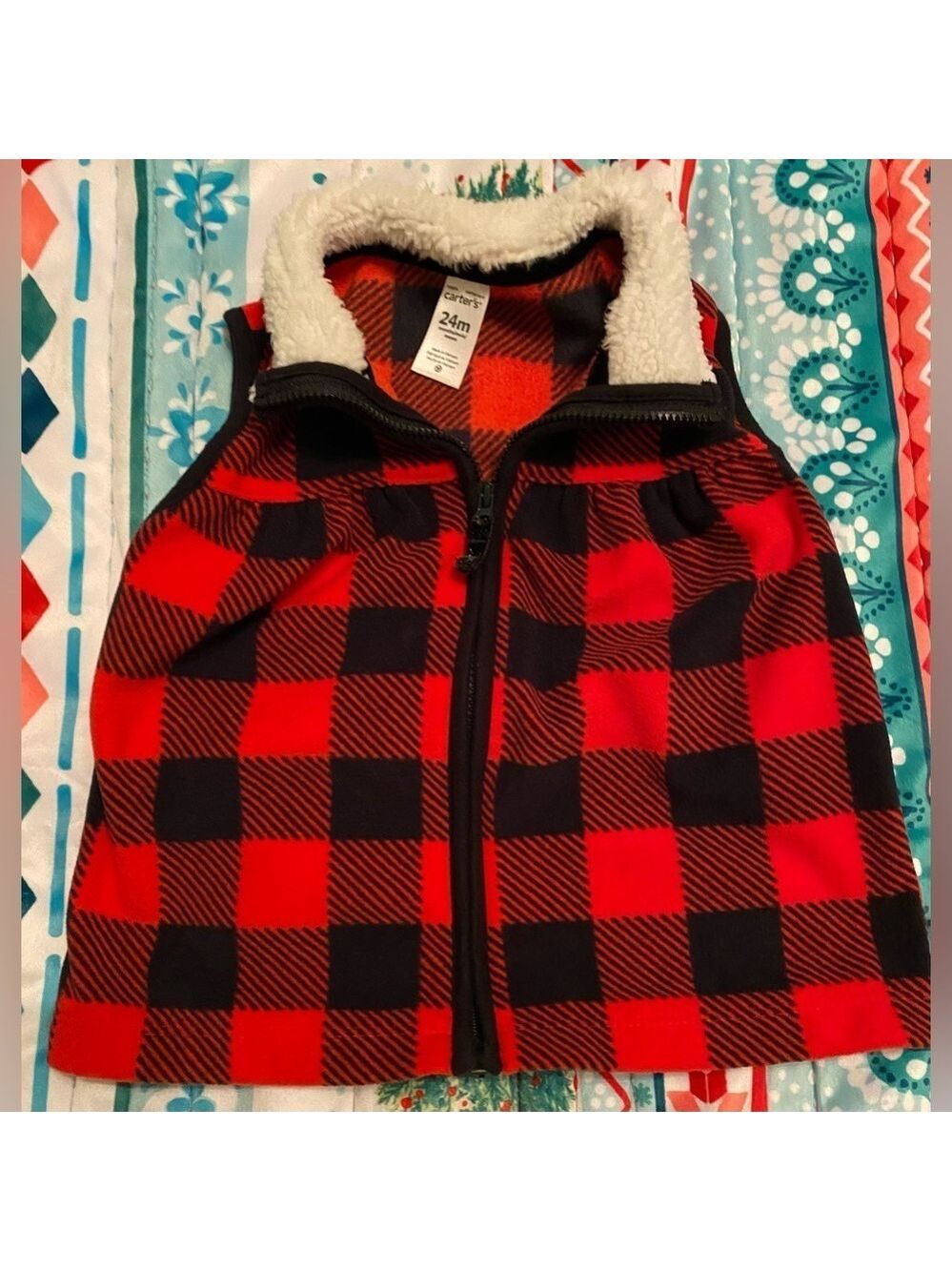 24M Carter's Baby Girl's Vest Excellent Condition